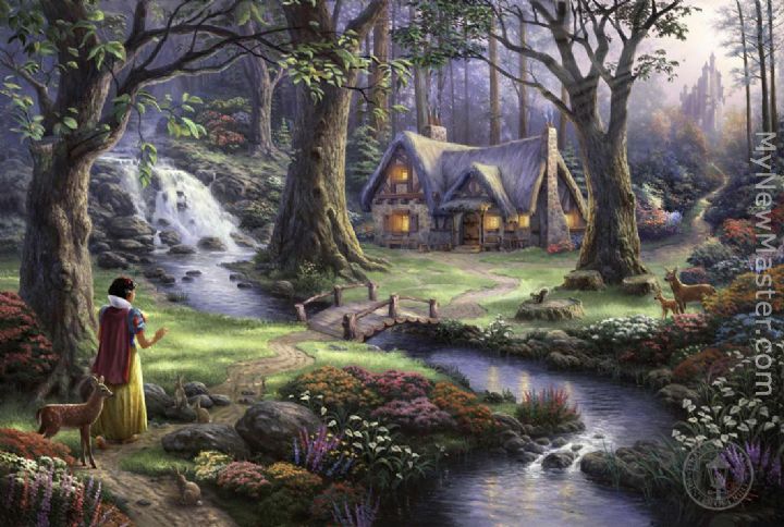 Snow White discovers the cottage